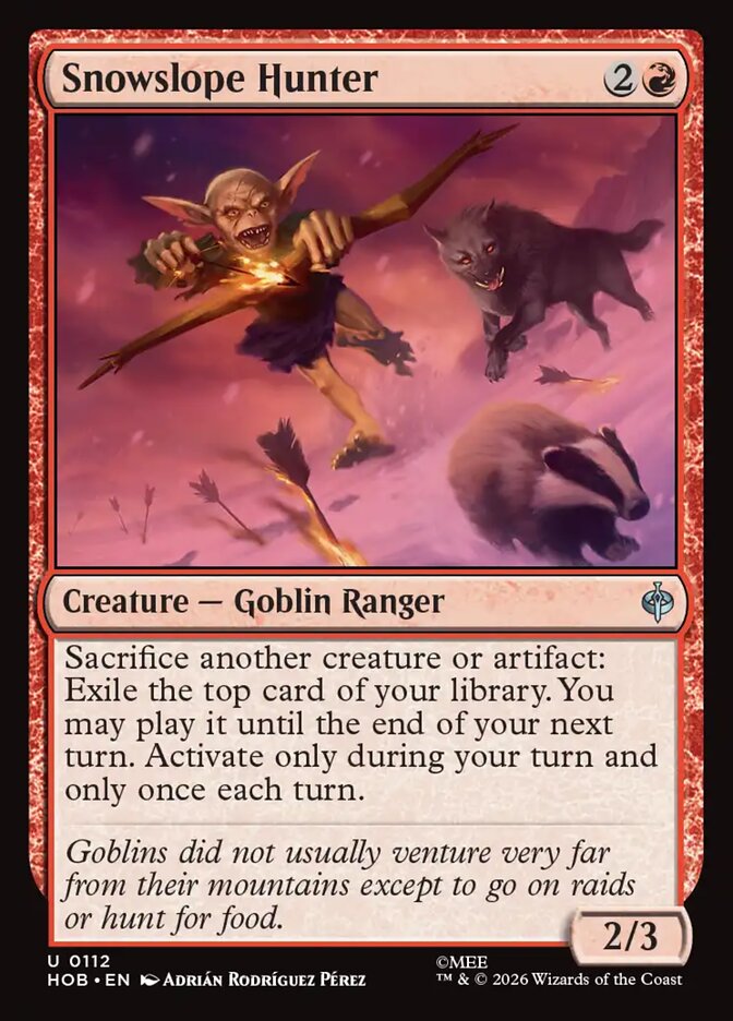 Snowslope Hunter 112 (The Hobbit)  - Foil