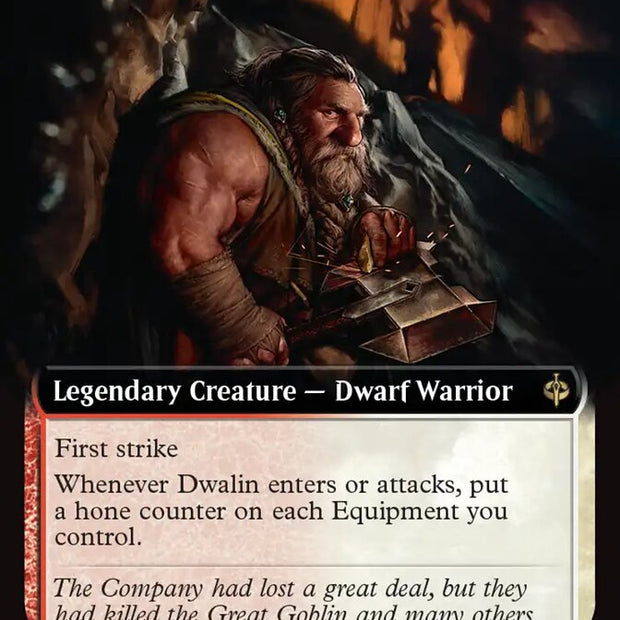 Dwalin, Weaponmaster 311 (The Hobbit)  - Extended Art