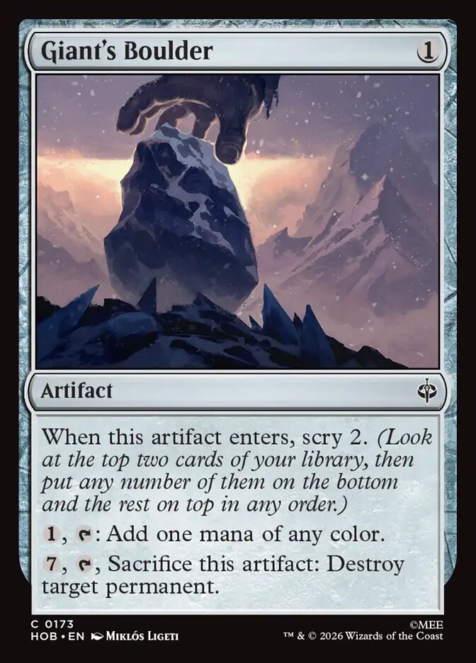 Giant's Boulder 173 (The Hobbit) 