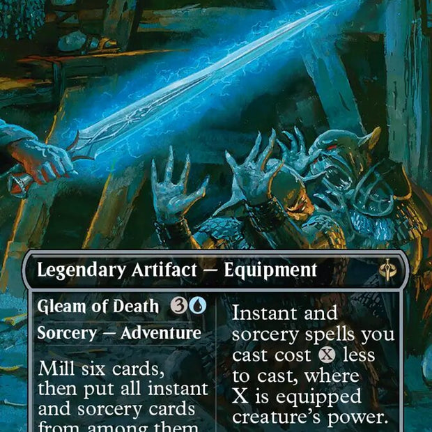 Glamdring, Foe-hammer // Gleam of Death 204 (The Hobbit)  - Borderless