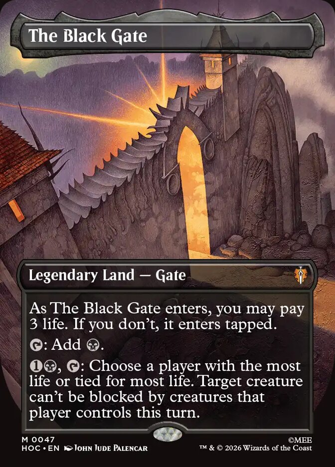 The Black Gate 47 (The Hobbit: Eternal-Legal)  - Borderless Foil