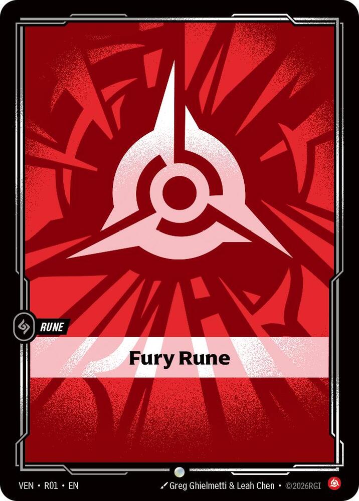 Fury Rune R01 (Vendetta)  - Foil