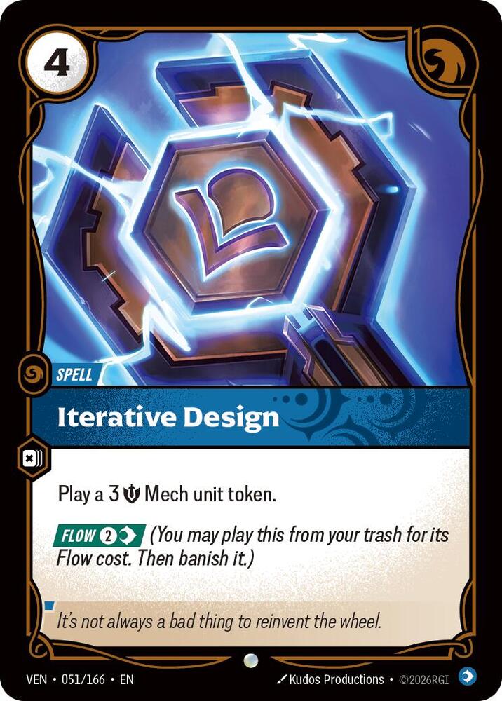 Iterative Design 051/166 (Vendetta)  - Foil