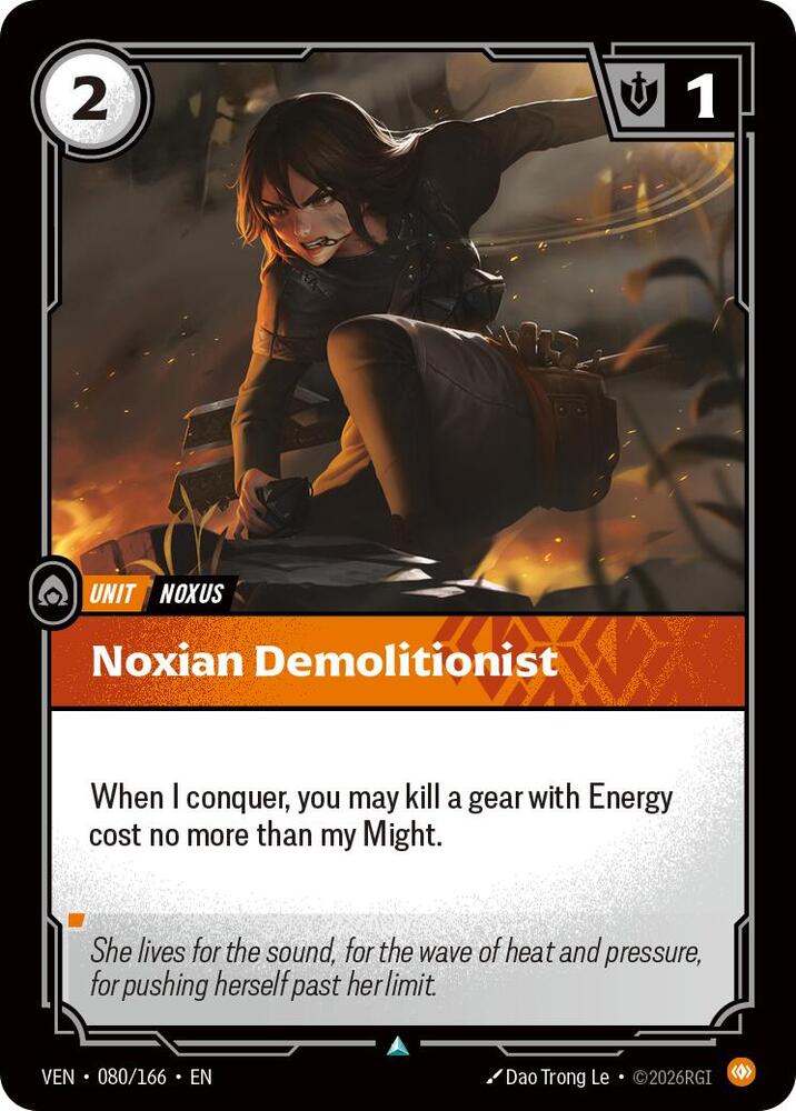 Noxian Demolitionist 080/166 (Vendetta)  - Foil