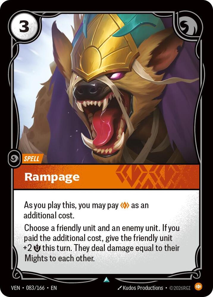Rampage 083/166 (Vendetta)  - Foil