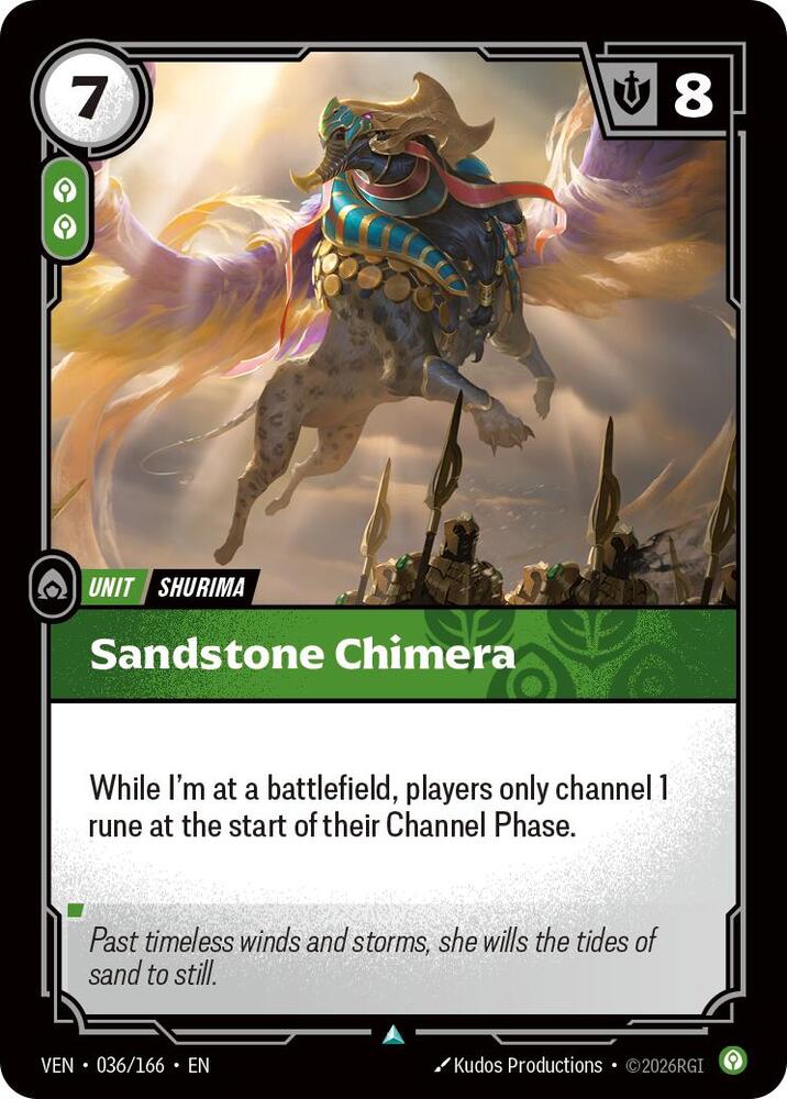 Sandstone Chimera 036/166 (Vendetta)  - Foil