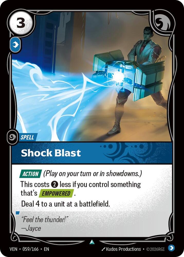 Shock Blast 059/166 (Vendetta)  - Foil