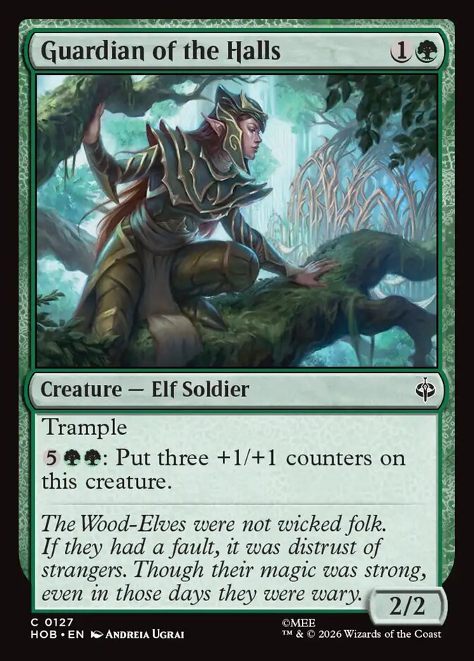 Guardian of the Halls 127 (The Hobbit)  - Foil