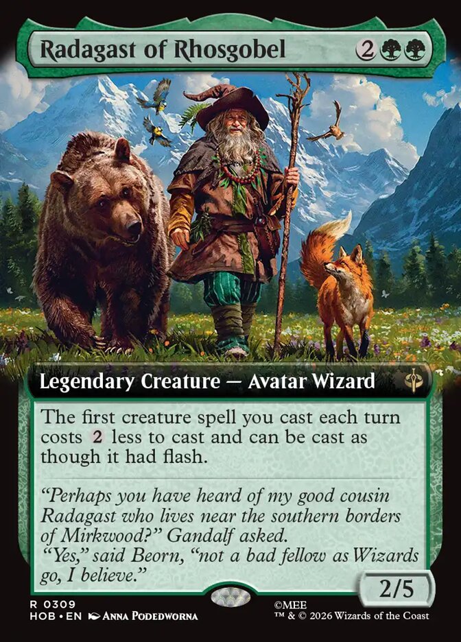 Radagast of Rhosgobel 309 (The Hobbit)  - Extended Art