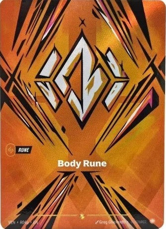 Body Rune R04a (Vendetta)  - Foil