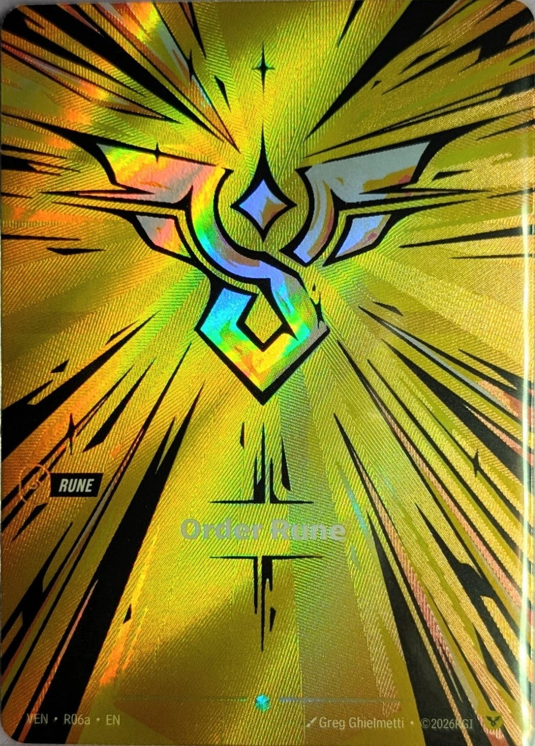Order Rune R06a (Vendetta)  - Foil