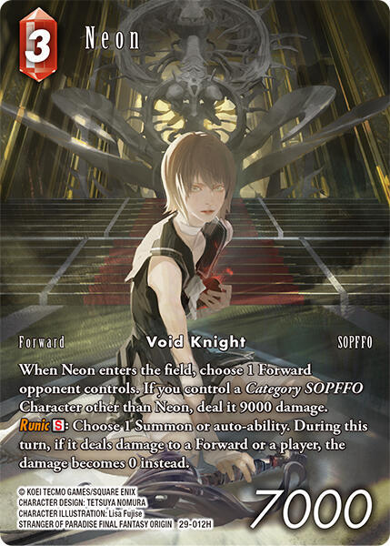 Neon Full Art 29-012H (Blissful Eternity)  - Foil