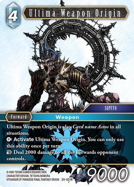 Ultima Weapon Origin 29-021R (Blissful Eternity)  - Foil