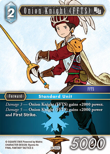 Onion Knight FFTS 29-031C (Blissful Eternity)  - Foil