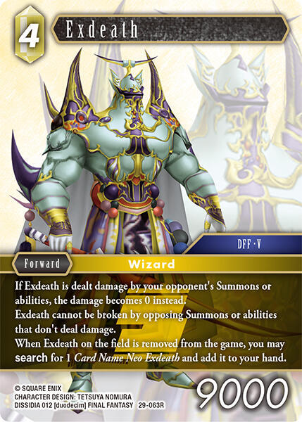 Exdeath 29-063R (Blissful Eternity)  - Foil