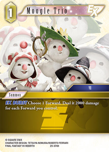 Moogle Trio EX 29-074H (Blissful Eternity) 