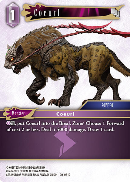 Coeurl 29-081C (Blissful Eternity)  - Foil