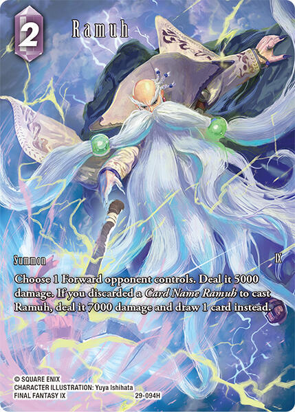 Ramuh Full Art 29-094H (Blissful Eternity)  - Foil