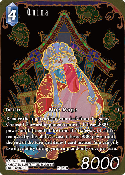 Quina Full Art 29-098R (Blissful Eternity)  - Foil