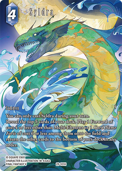 Syldra Full Art 29-101H (Blissful Eternity)  - Foil