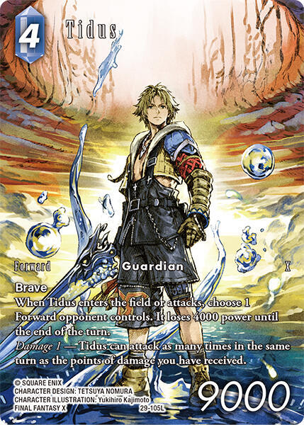 Tidus Full Art 29-105L (Blissful Eternity)  - Foil