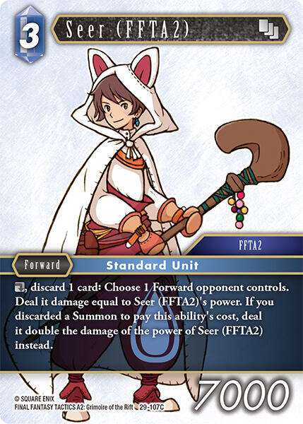 Seer FFTA2 29-107C (Blissful Eternity)  - Foil