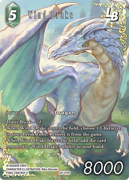 Wind Drake Full Art 29-121R (Blissful Eternity)  - Foil