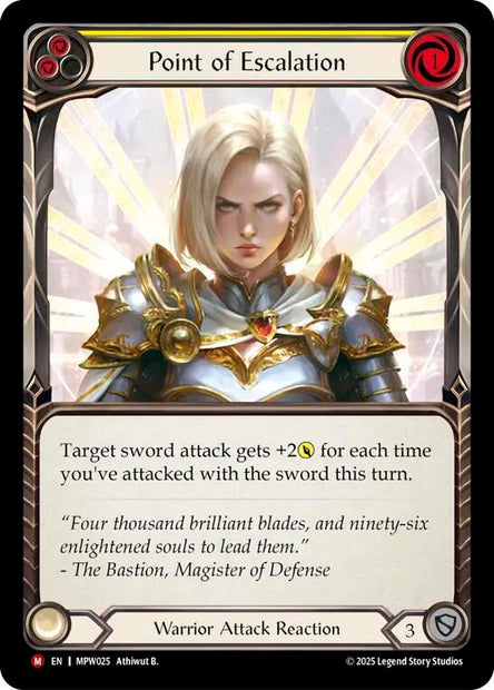 Point of Escalation MPW025 (Mastery Pack Warrior) 