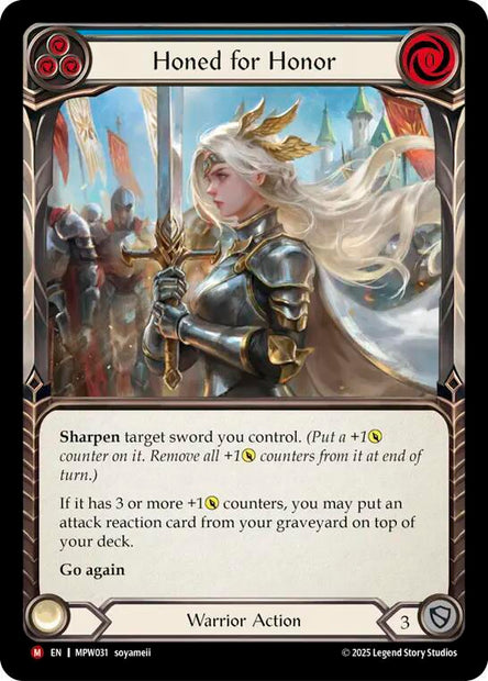 Honed for Honor MPW031 (Mastery Pack Warrior)  - Rainbow Foil