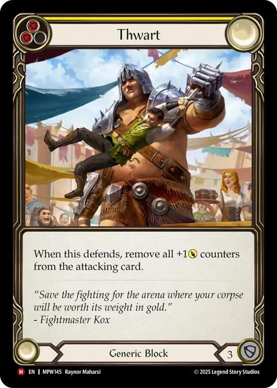 Thwart Yellow MPW145 (Mastery Pack Warrior) 