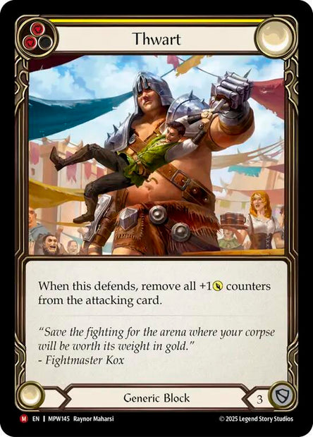 Thwart Yellow MPW145 (Mastery Pack Warrior) 