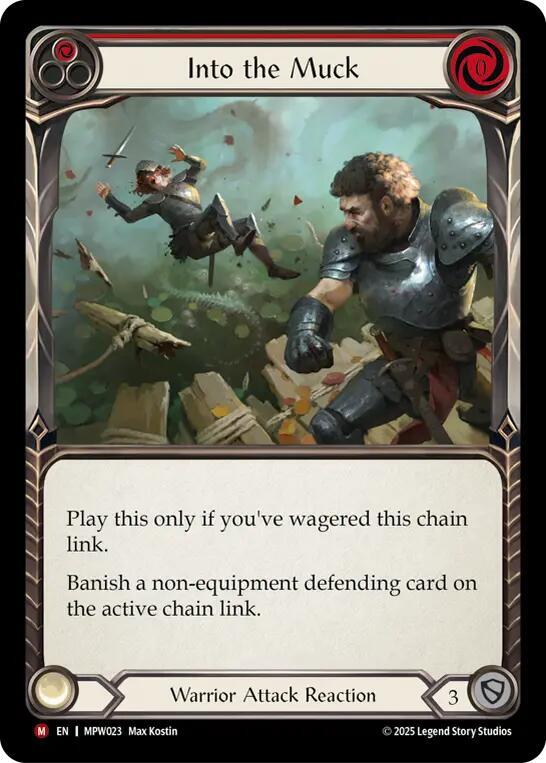 Into the Muck MPW023 (Mastery Pack Warrior)  - Rainbow Foil