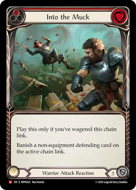 Into the Muck MPW023 (Mastery Pack Warrior)  - Rainbow Foil