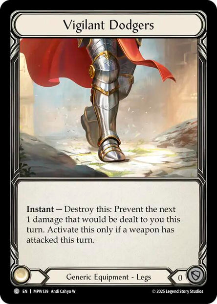 Vigilant Dodgers MPW139 (Mastery Pack Warrior)  - Cold Foil