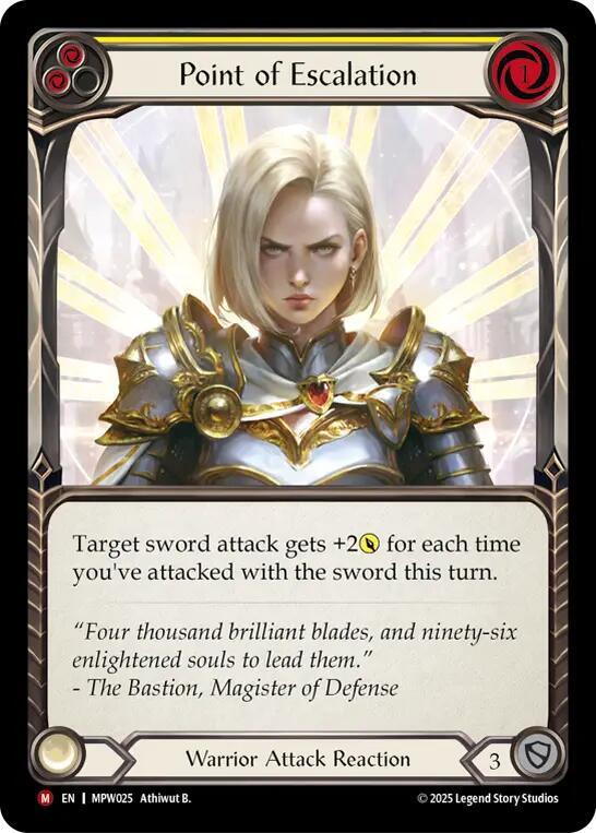 Point of Escalation MPW025 (Mastery Pack Warrior) 