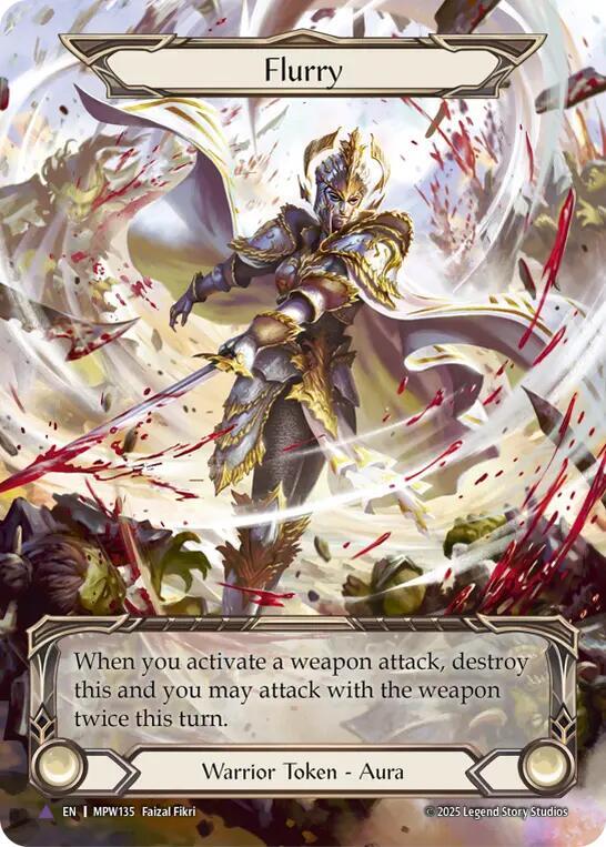 Flurry Marvel MPW135 (Mastery Pack Warrior)  - Cold Foil