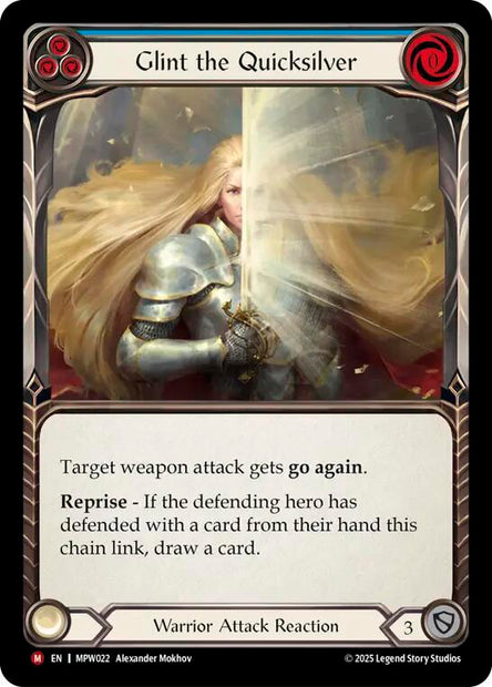 Glint the Quicksilver Blue MPW022 (Mastery Pack Warrior) 