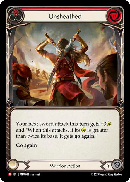 Unsheathed Red MPW035 (Mastery Pack Warrior) 