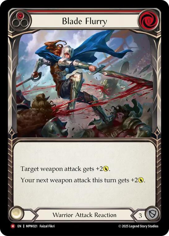 Blade Flurry Red MPW021 (Mastery Pack Warrior) 