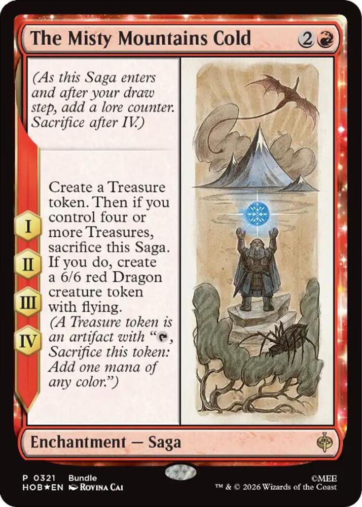 The Misty Mountain Cold 321 (Unique and Miscellaneous Promos)  - Foil