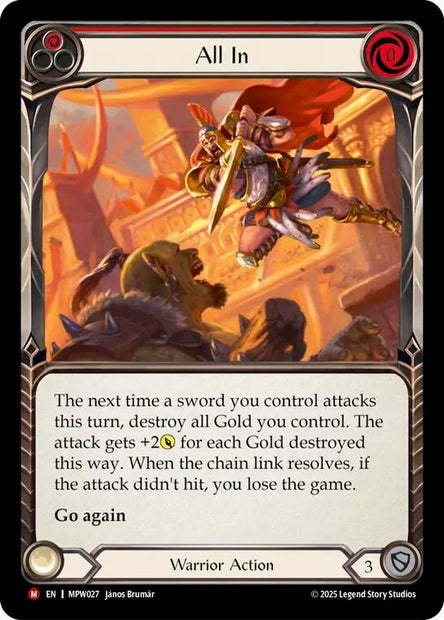 All In Red MPW027 (Mastery Pack Warrior) 