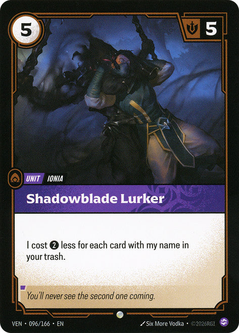 Shadowblade Lurker 096/166 (Vendetta)  - Foil