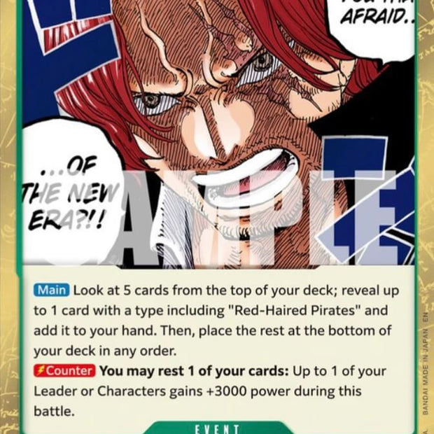 Are You That Afraid of the New Era?!! OP17-037 (The World's Strongest Warriors)  - Foil