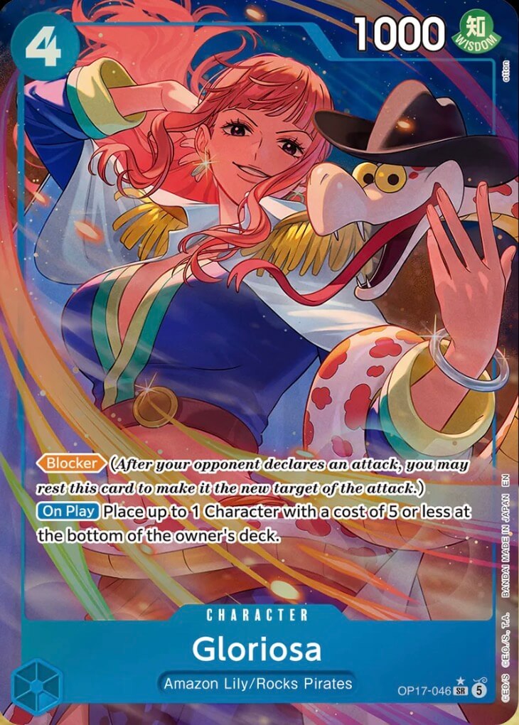 Gloriosa OP17-046 (The World's Strongest Warriors)  - Alternate Art Foil