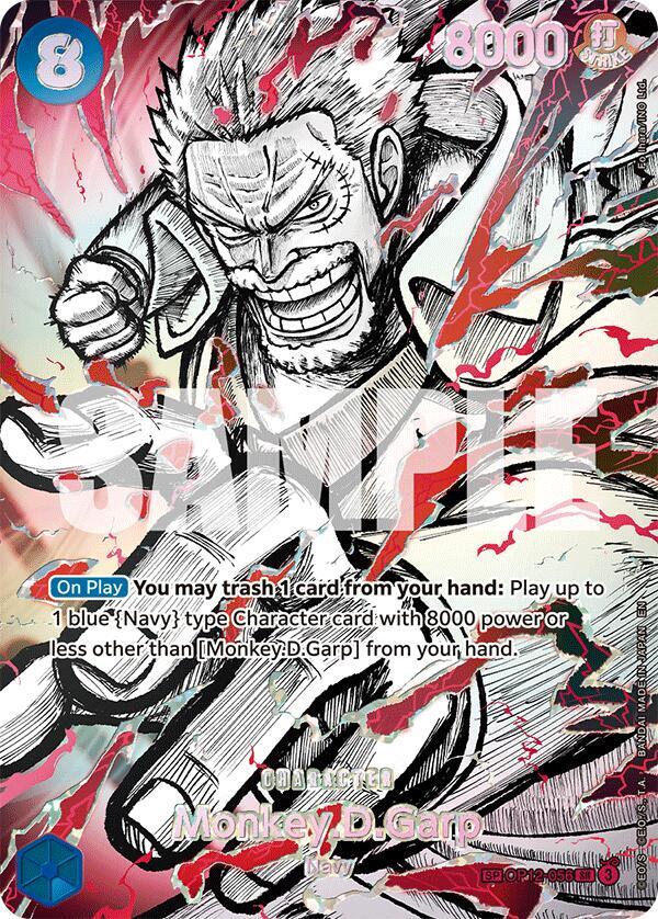 Monkey.D.Garp OP12-056 (The World's Strongest Warriors)  - Special Foil