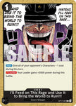 I'll Feed on This Rage and Use It to Bring the World to Ruin!!! OP17-097 (The World's Strongest Warriors) 