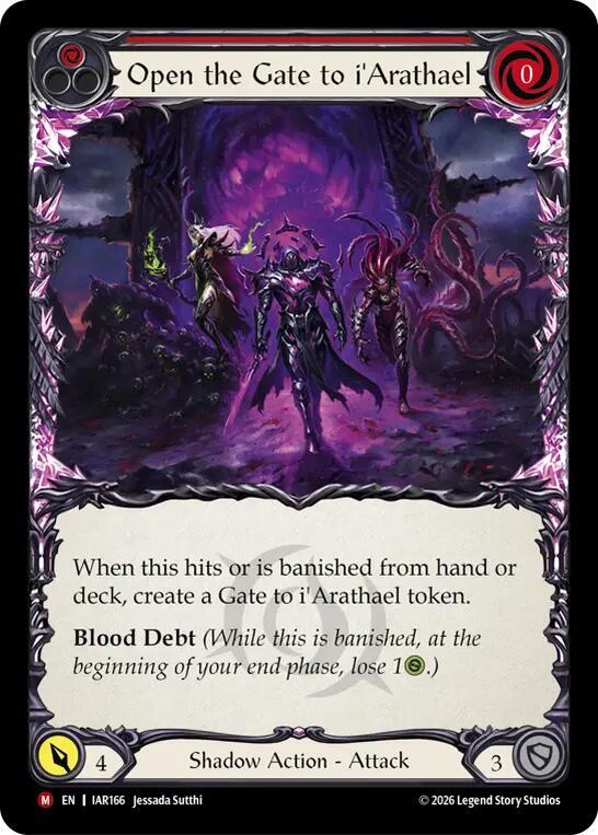 Open the Gate to i'Arathael IAR166 (Usurp the Shadow Throne) 