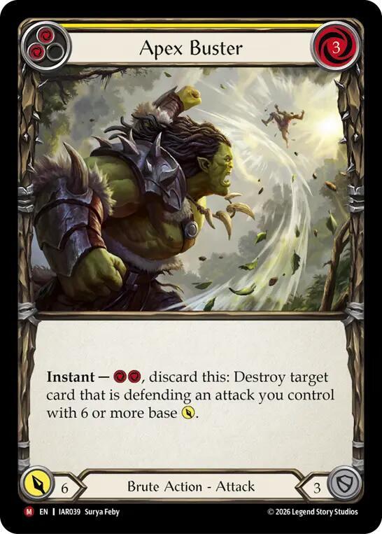 Apex Buster IAR039 (Usurp the Shadow Throne)  - Rainbow Foil