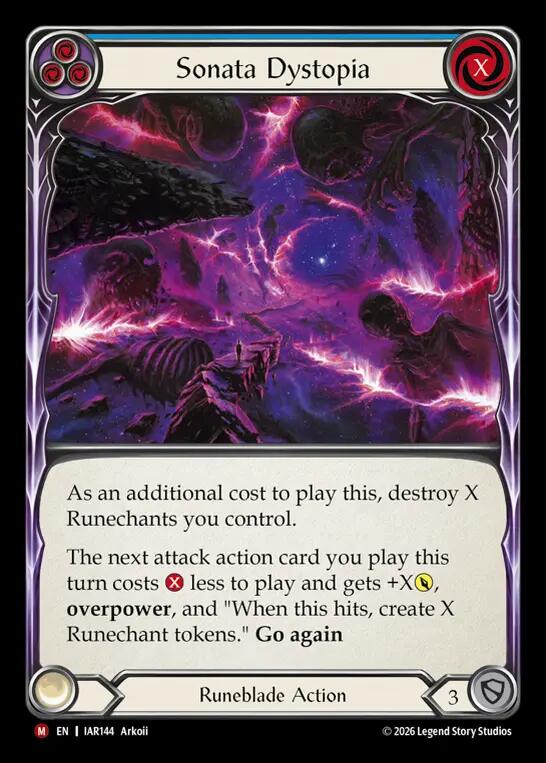 Sonata Dystopia IAR144 (Usurp the Shadow Throne) 