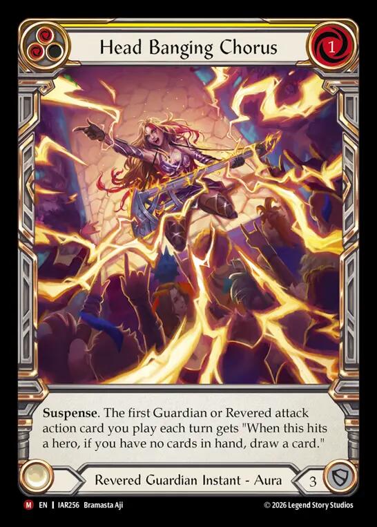 Head Banging Chorus IAR256 (Usurp the Shadow Throne)  - Extended Art Cold Foil